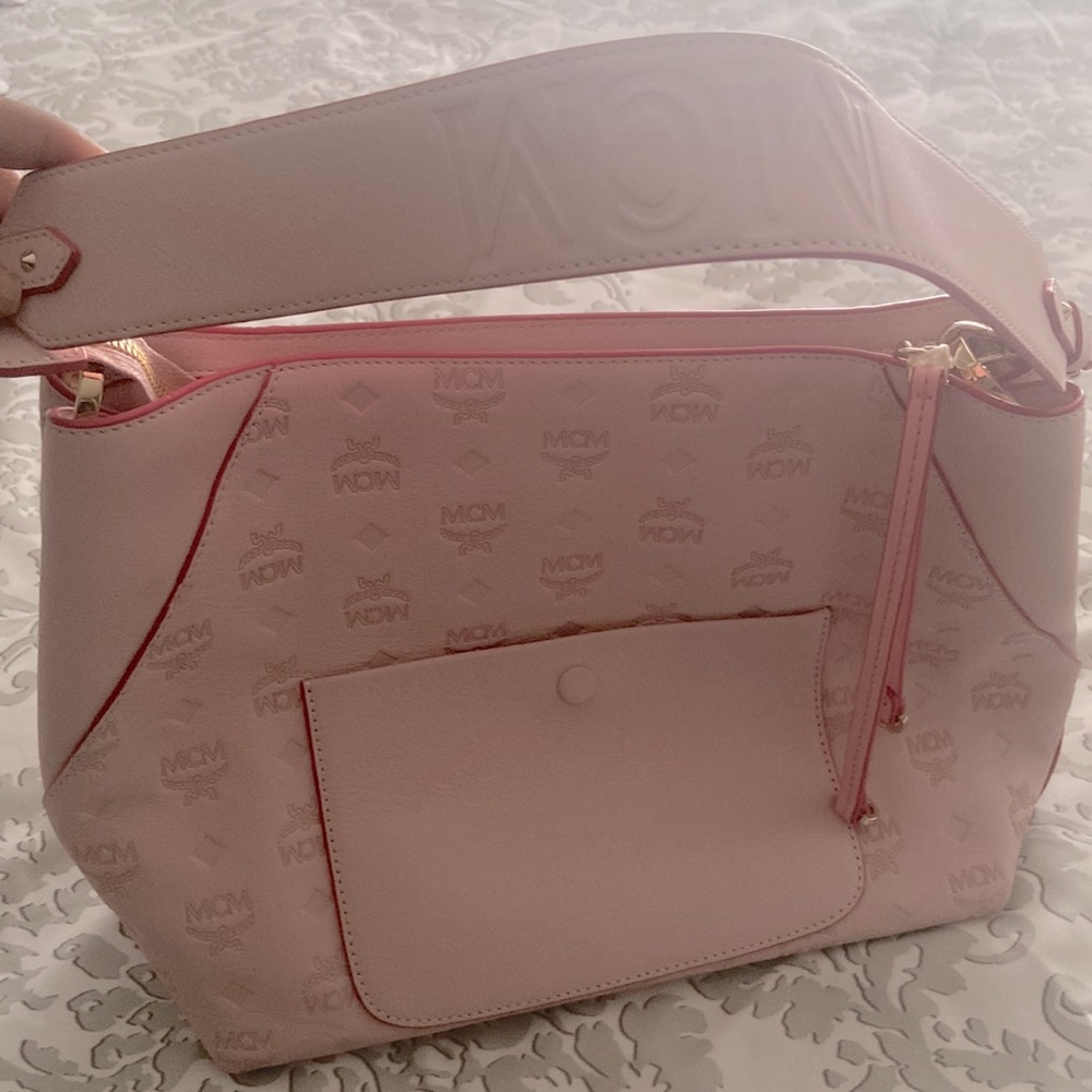 Authentic MCM medium hobo bag